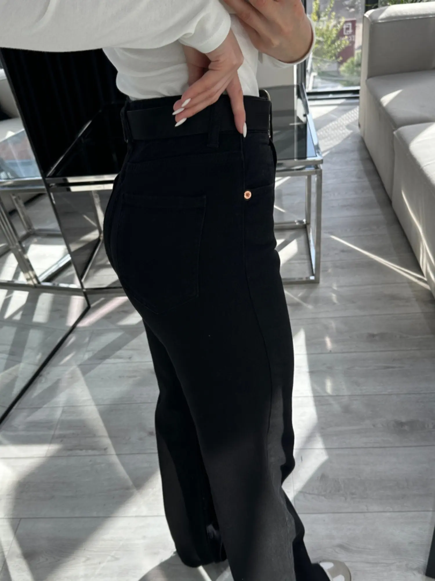 SİYAH STRAİGHT JEAN