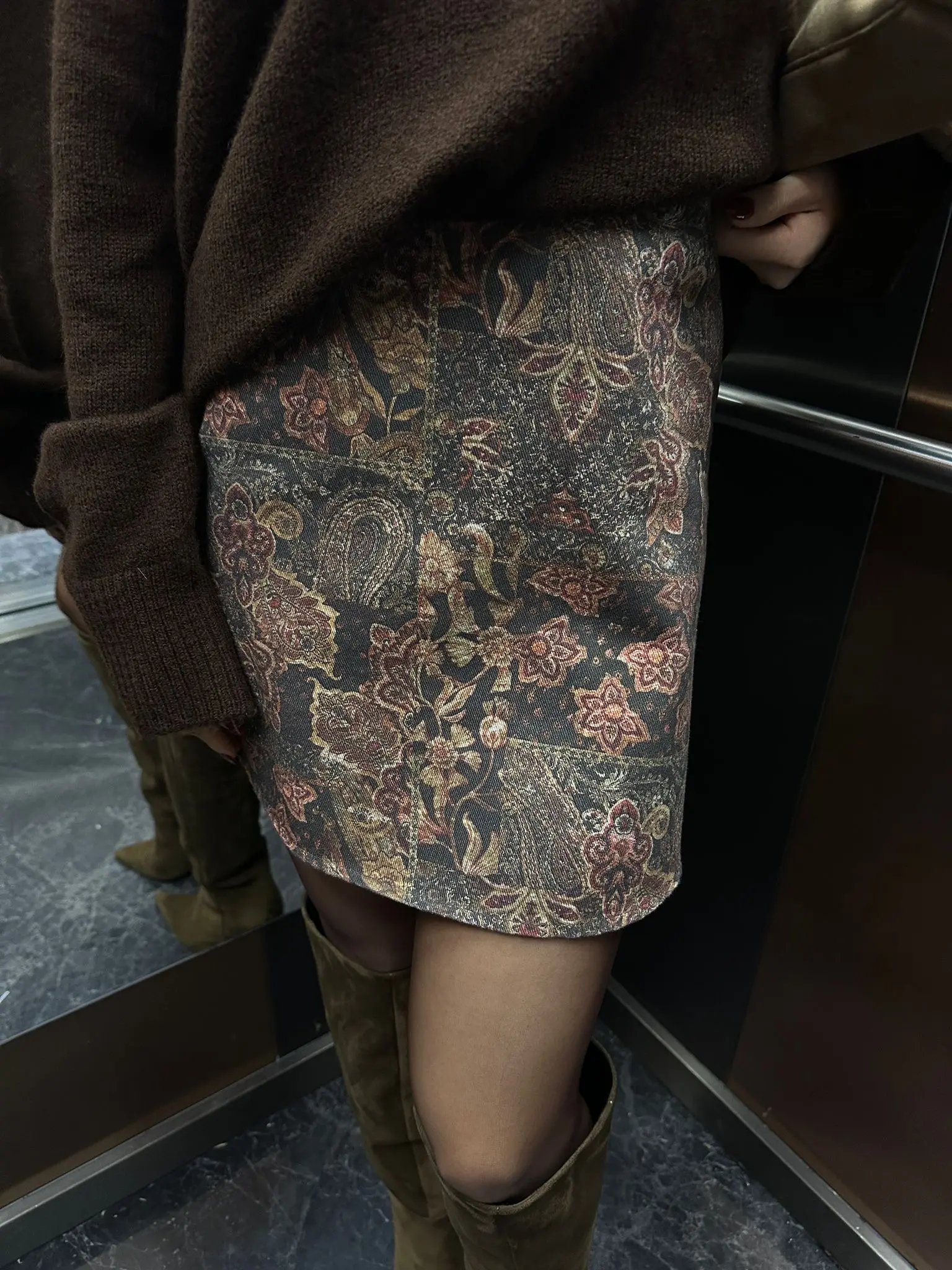 ETNİK DESEN İTHAL ETEK