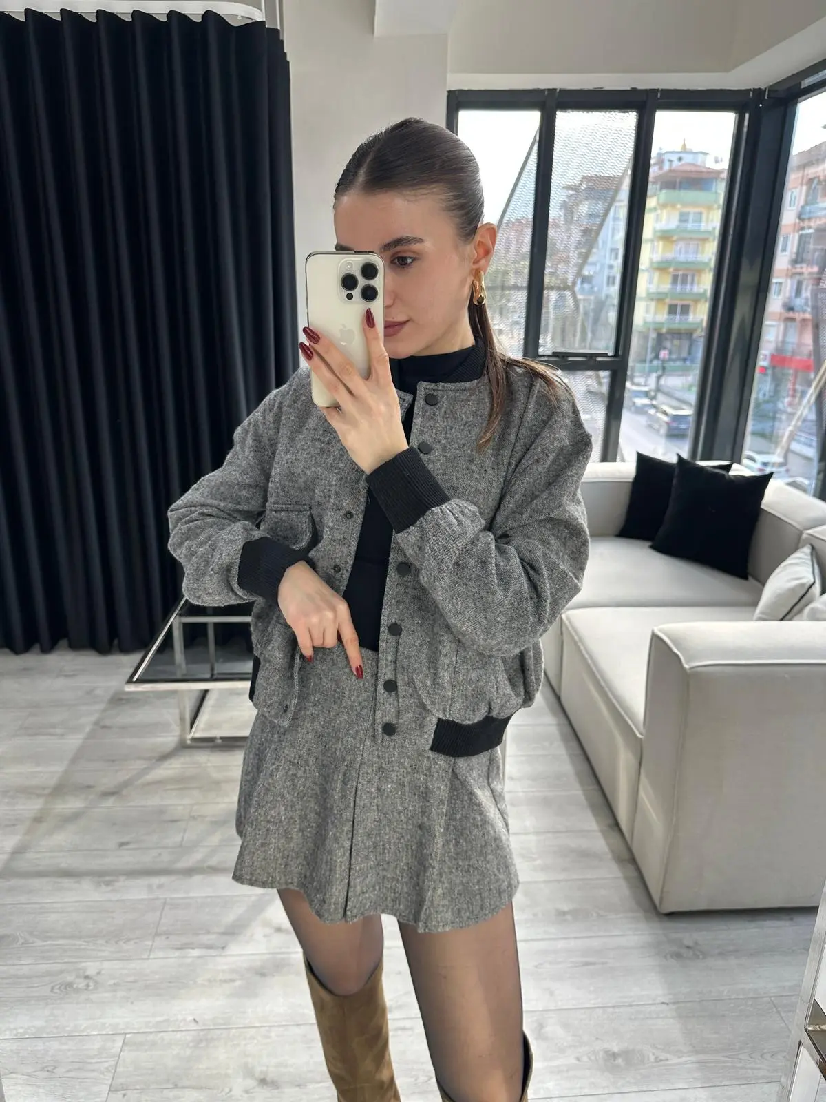  ŞORT ETEK BOMBER CEKET KIRÇILLI TAKIM