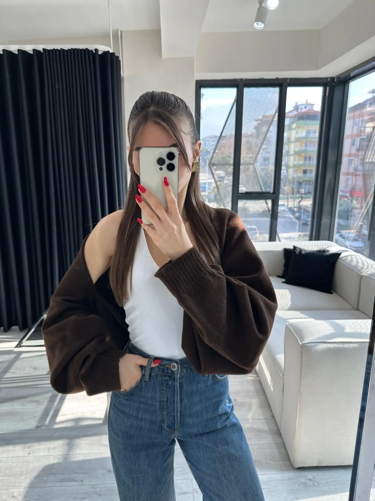 KAHVERENGİ BOLERO HIRKA