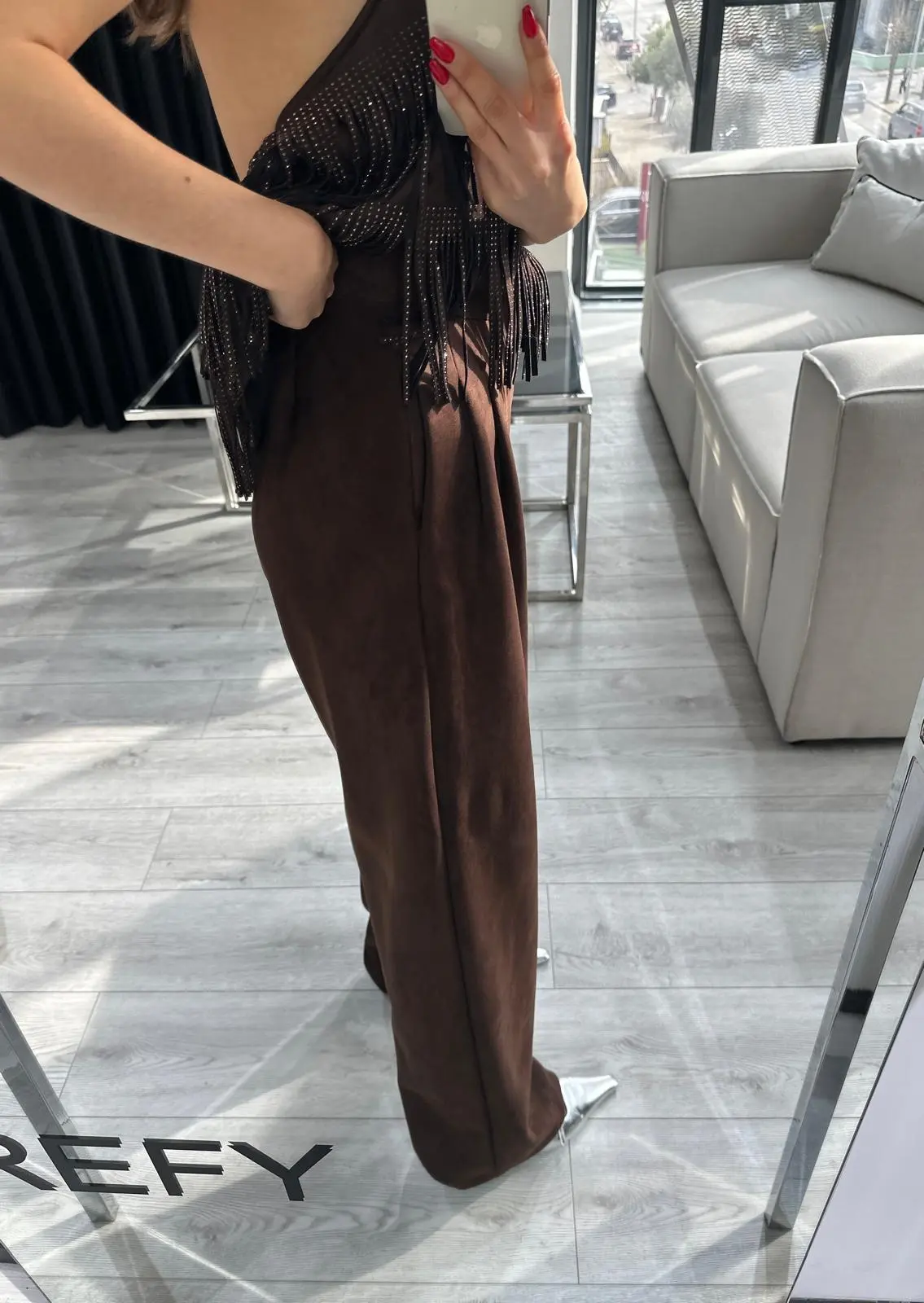 TASARIM TAŞLI NUBUK TAKIM