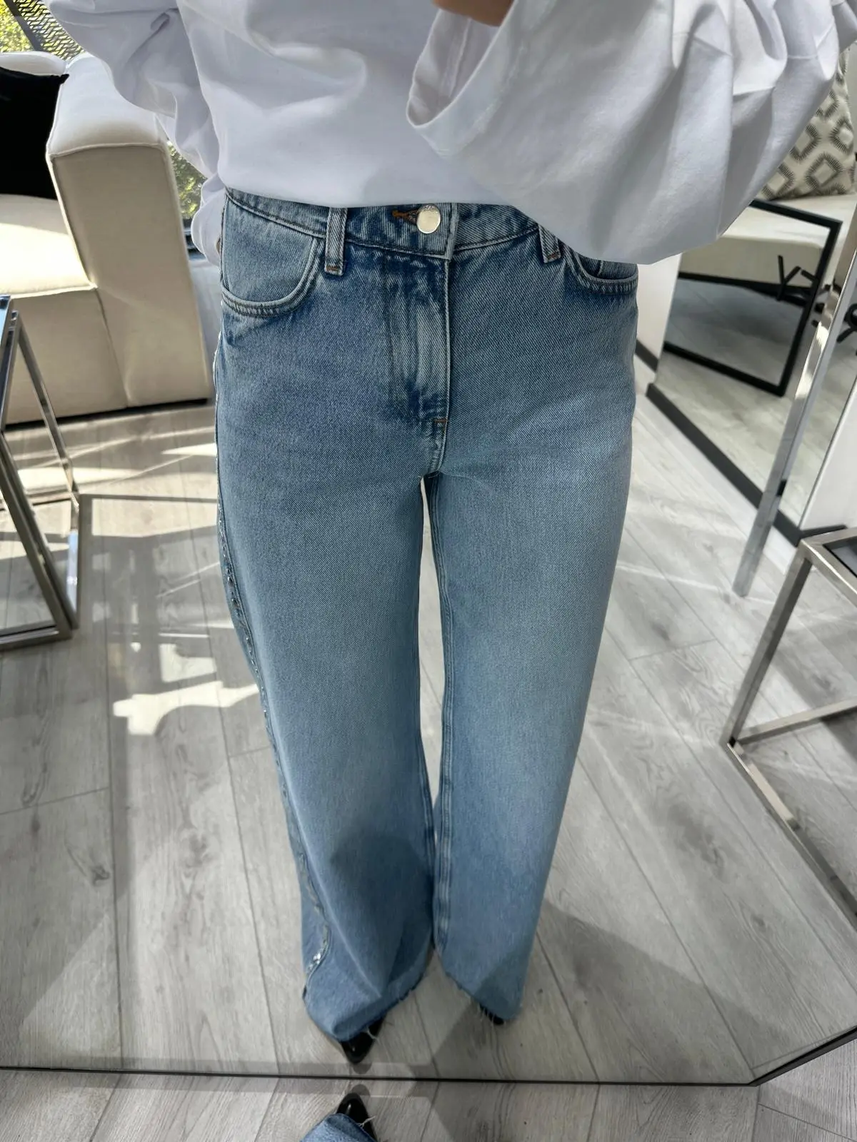 ORJ.MARKA YANLARI DROPLU JEAN