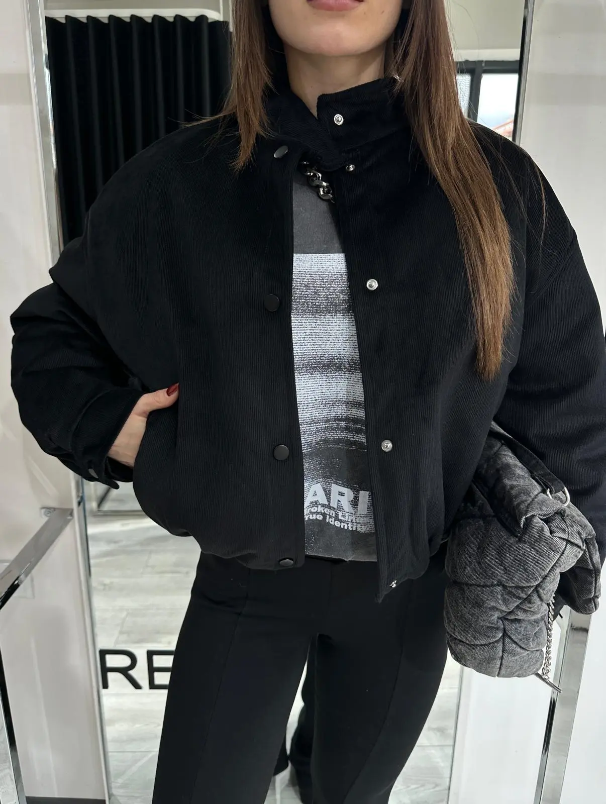 KADİFE FİTİLLİ BOMBER CEKET