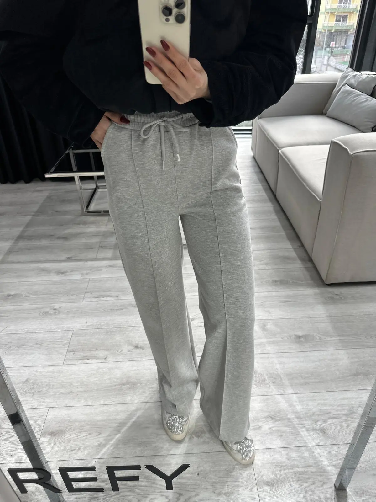 ÇİMA DETAYLI GRİ OYSH EŞOFMAN ALTI