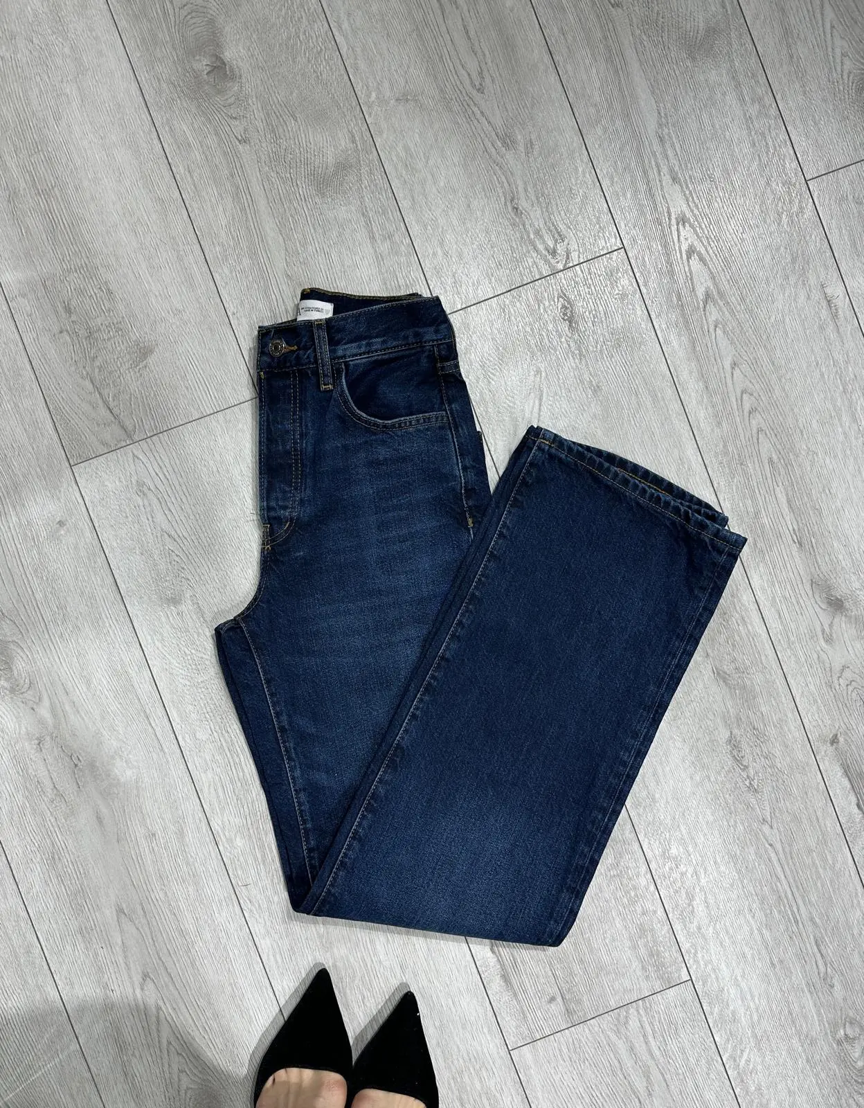 ZR.WİDE LEG KOYU MAVİ JEAN