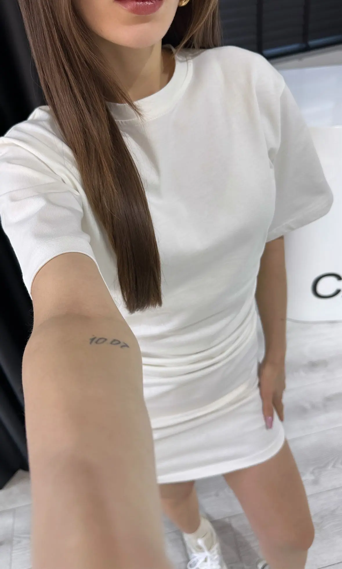 DRAPE DETAY BASİC ELBİSE