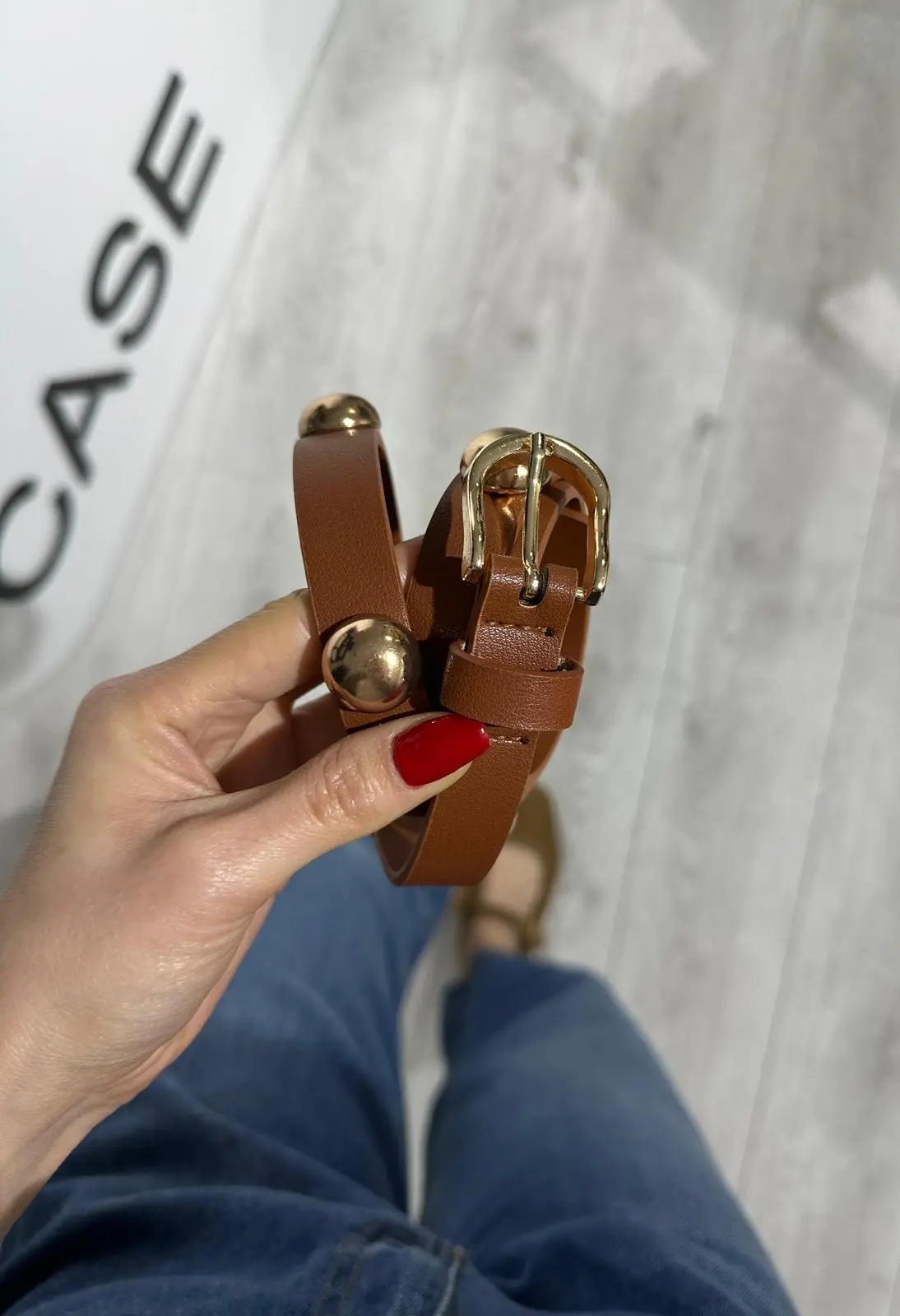 DROPE DETAYLI TABA KEMER