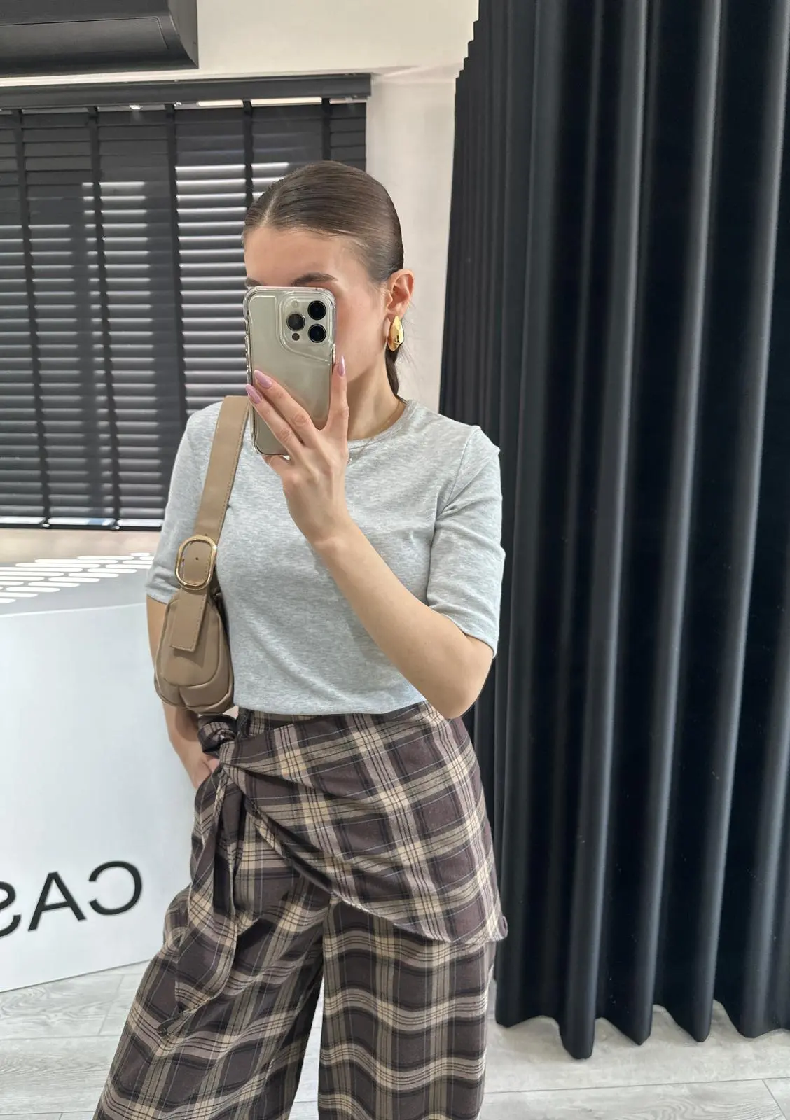 BİSİKLET YAKA YARIM KOL GRİ BODY