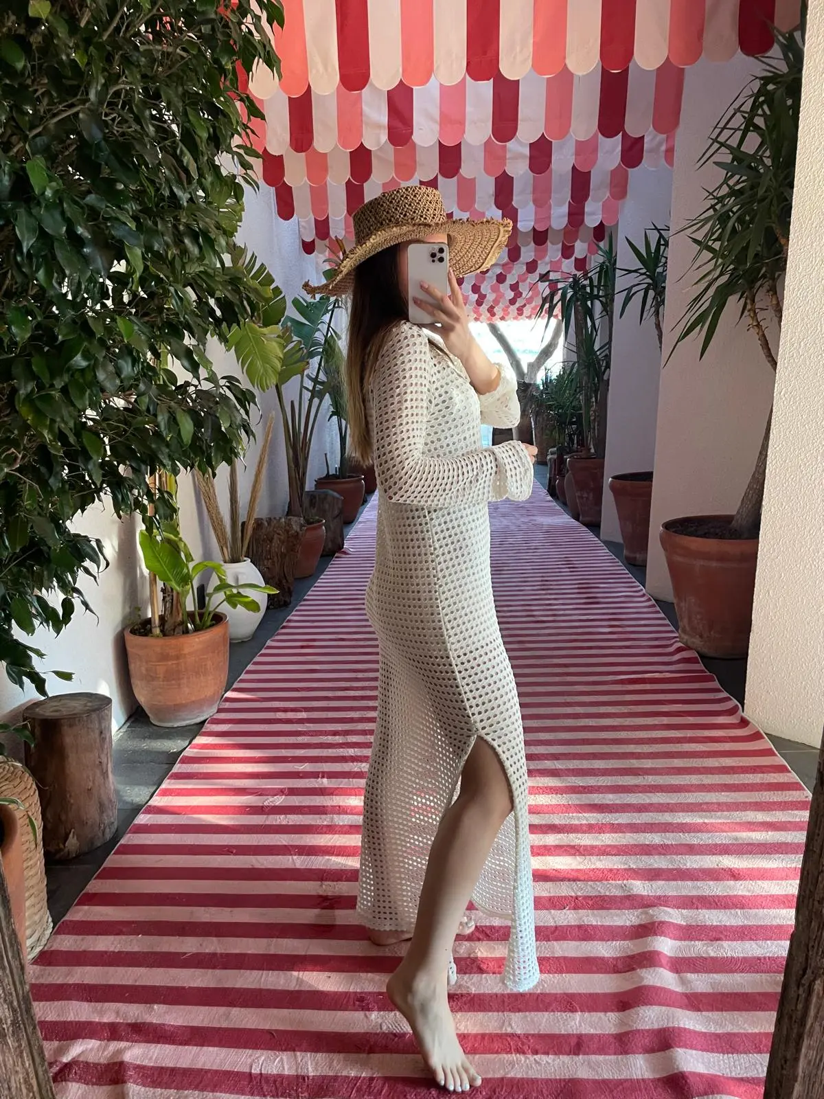 ASTARLI ORJ.MARKA EKRU ELBİSE