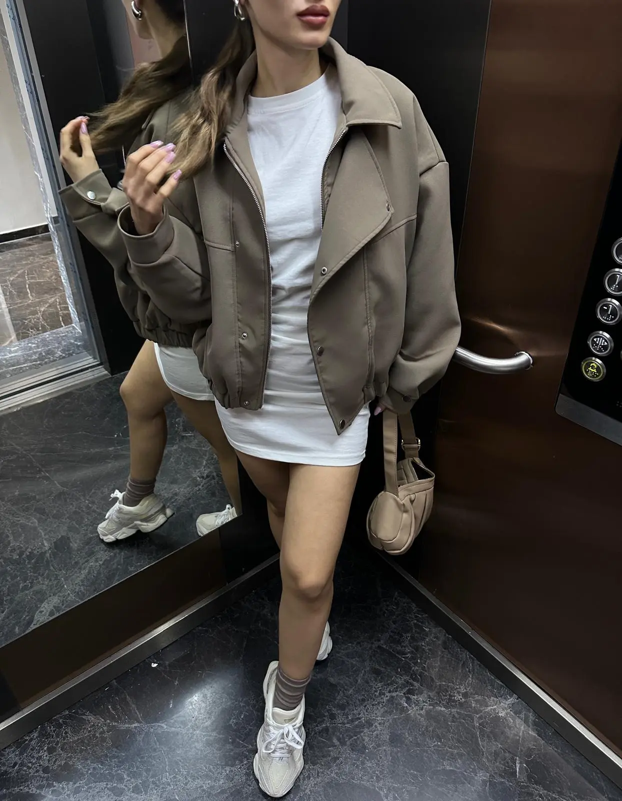 DRAPE DETAY BASİC ELBİSE