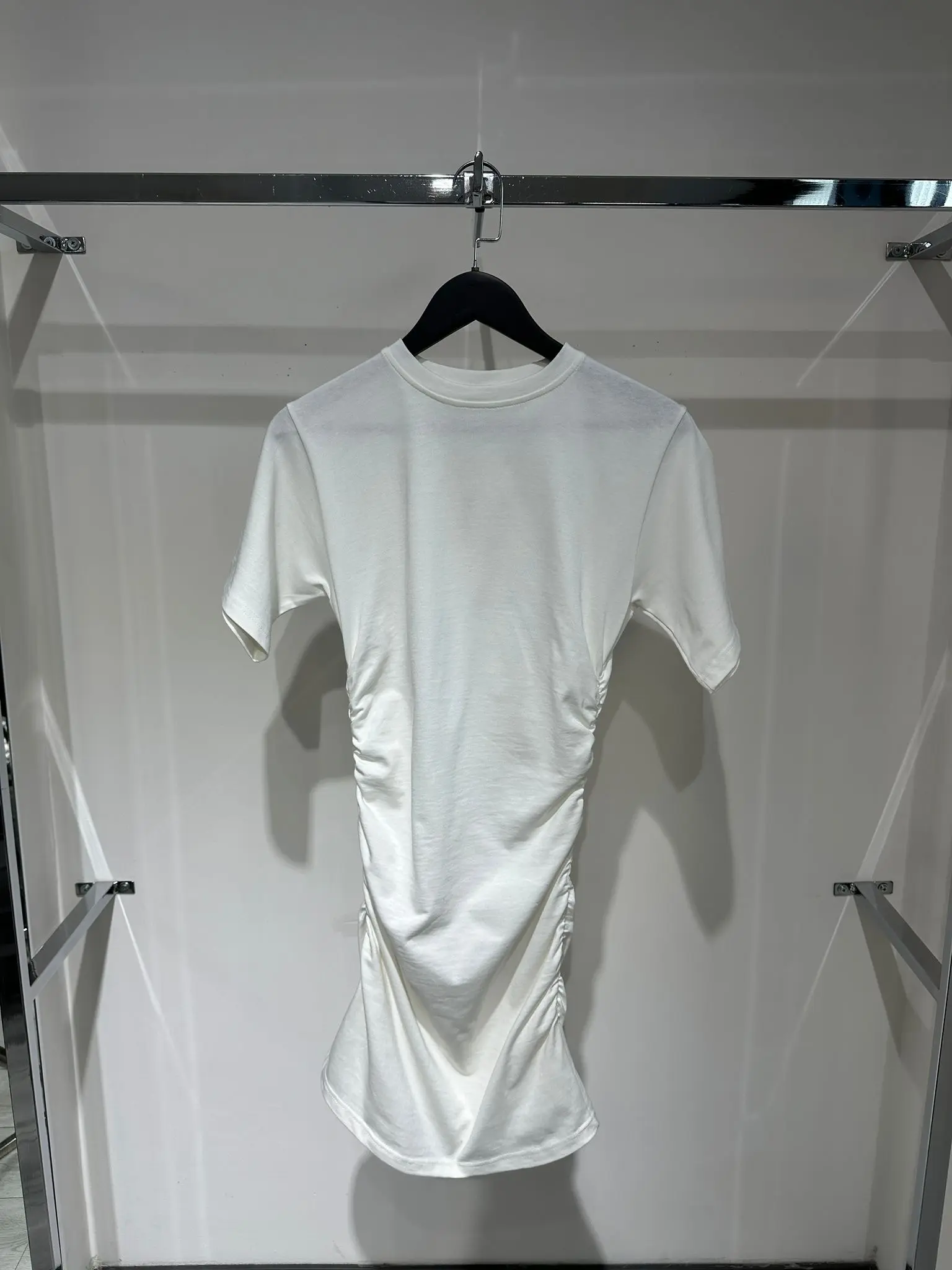 DRAPE DETAY BASİC ELBİSE