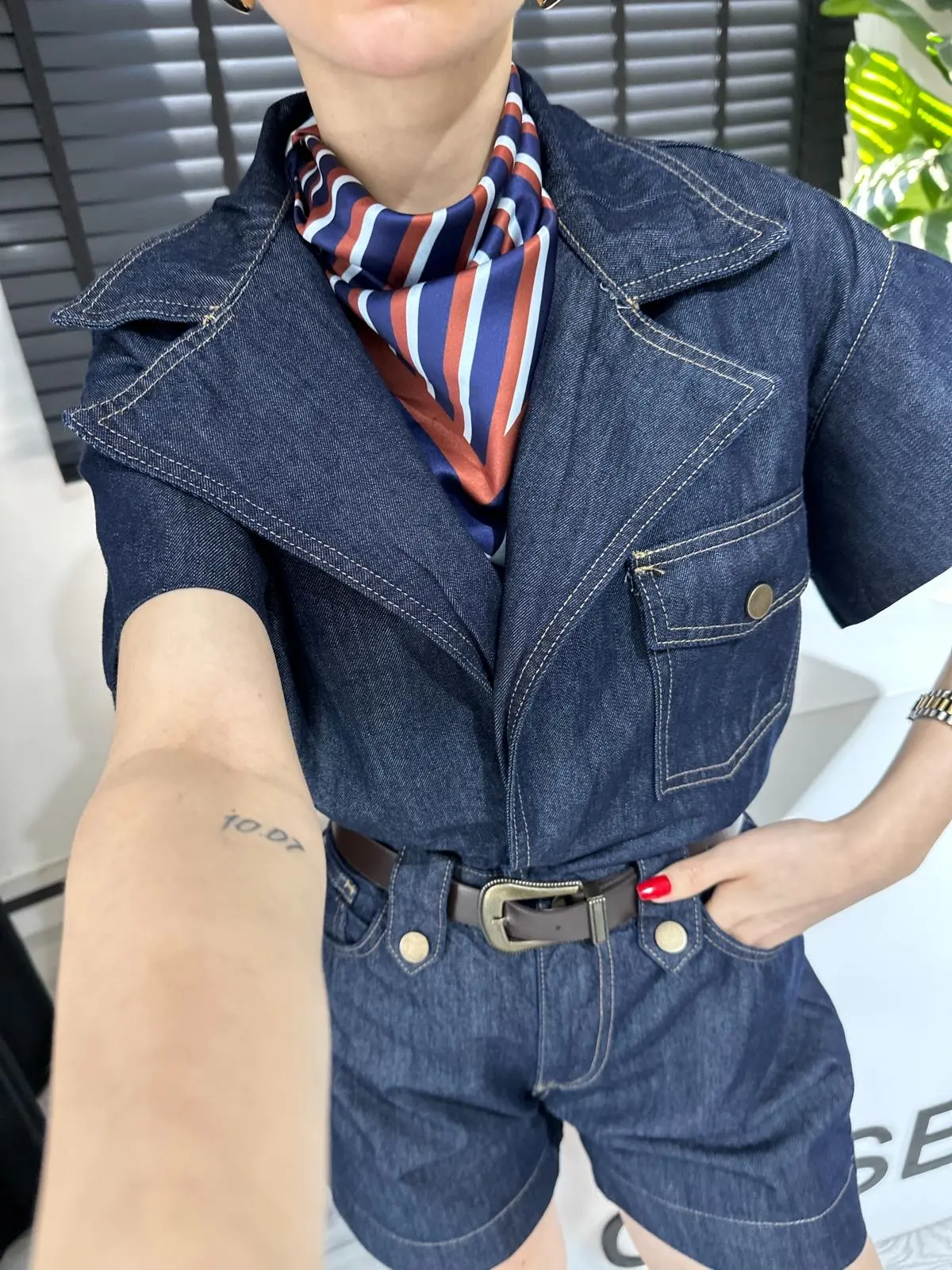 3 RENK ÇİZGİLİ FULAR