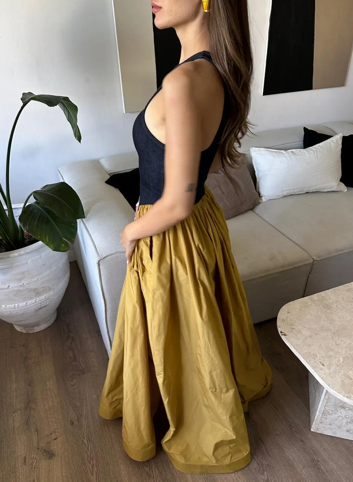 HALTER YAKA TASARIM ELBİSE