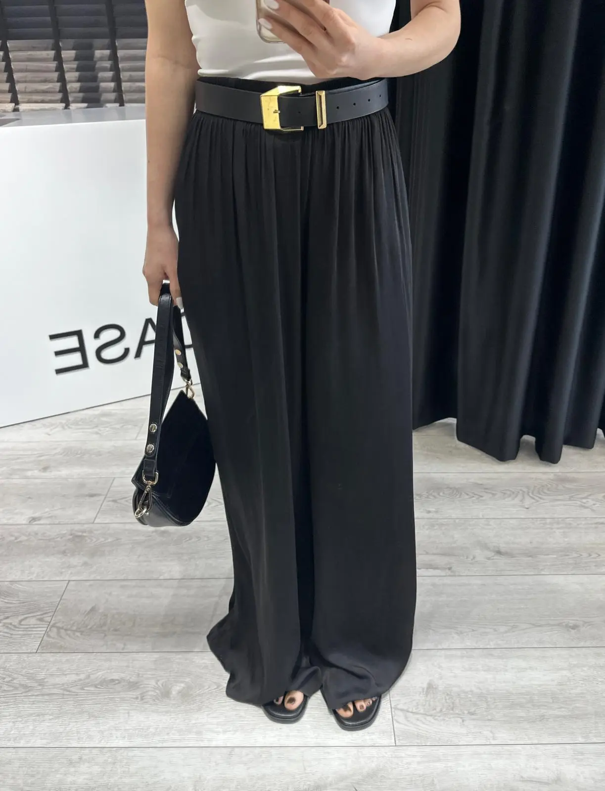 PİLELİ SATEN PANTOLON