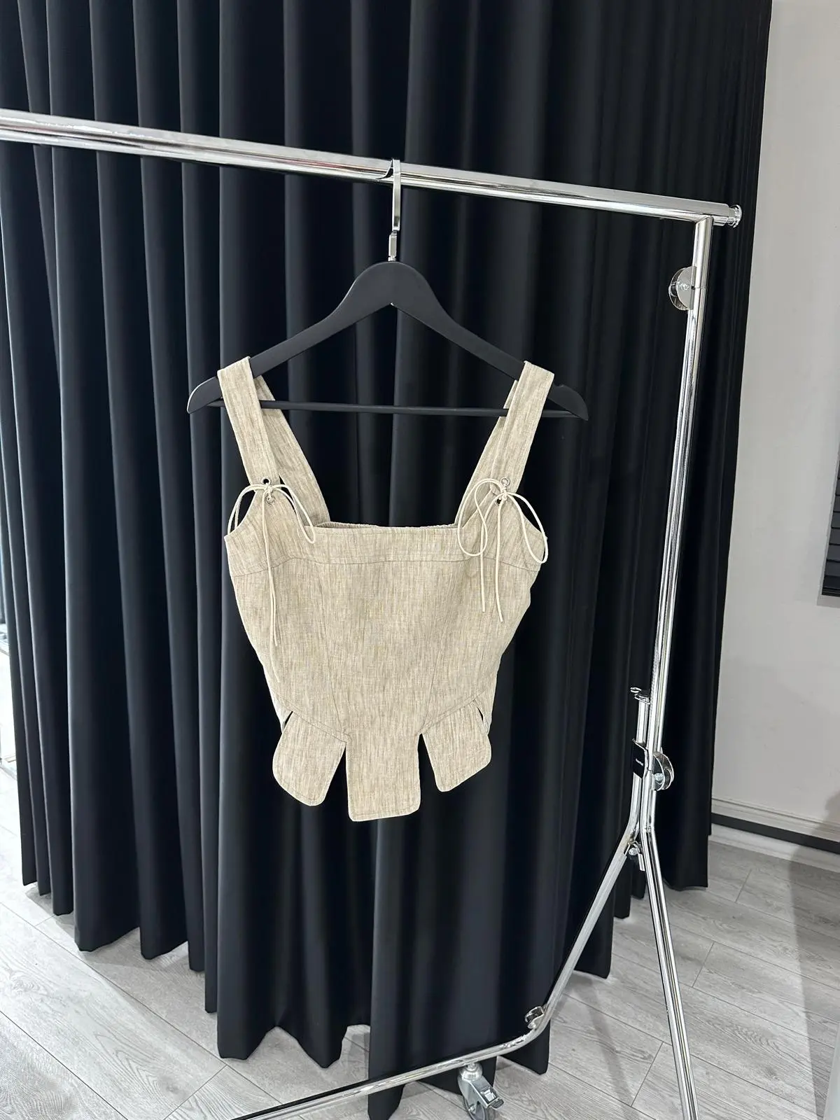 İP DETAYLI KORSE BLUZ 