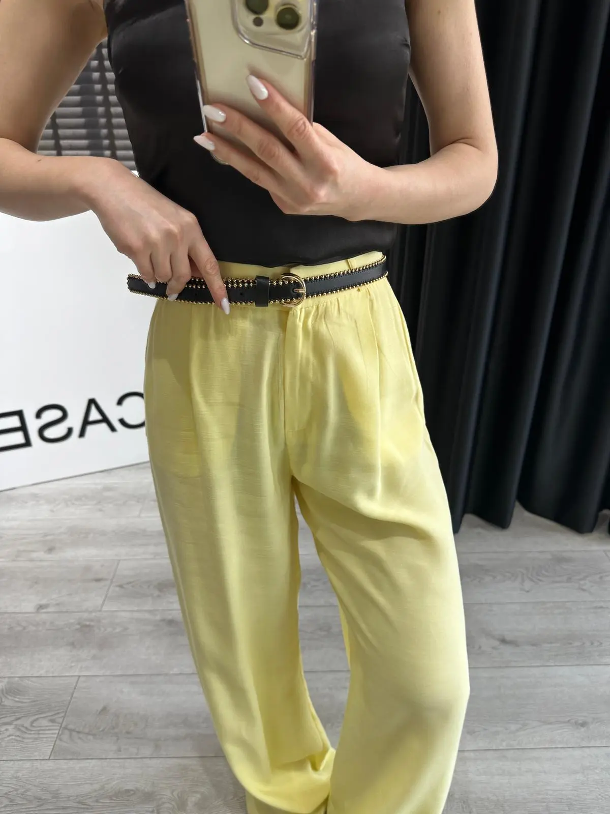 DROPLU GOLD BAŞLIK KEMER