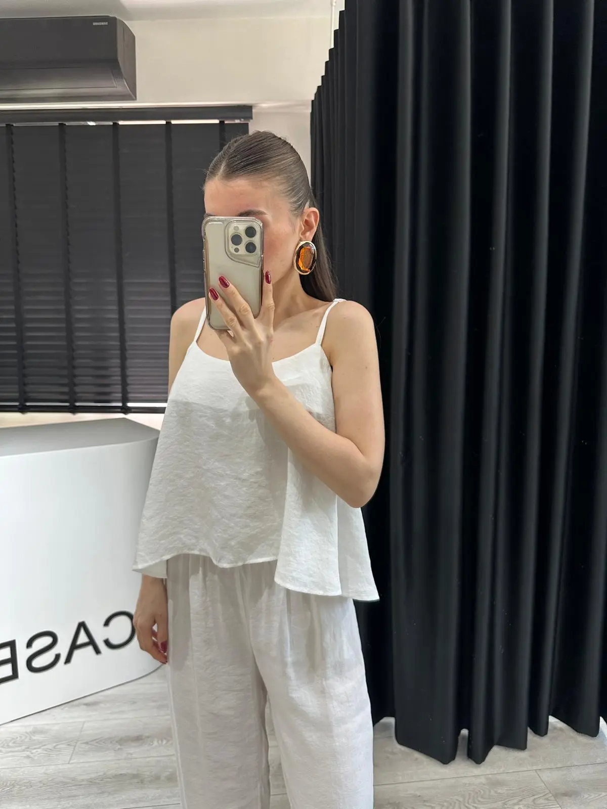 ASKILI BLUZ PANTOLON TENSEL TAKIM