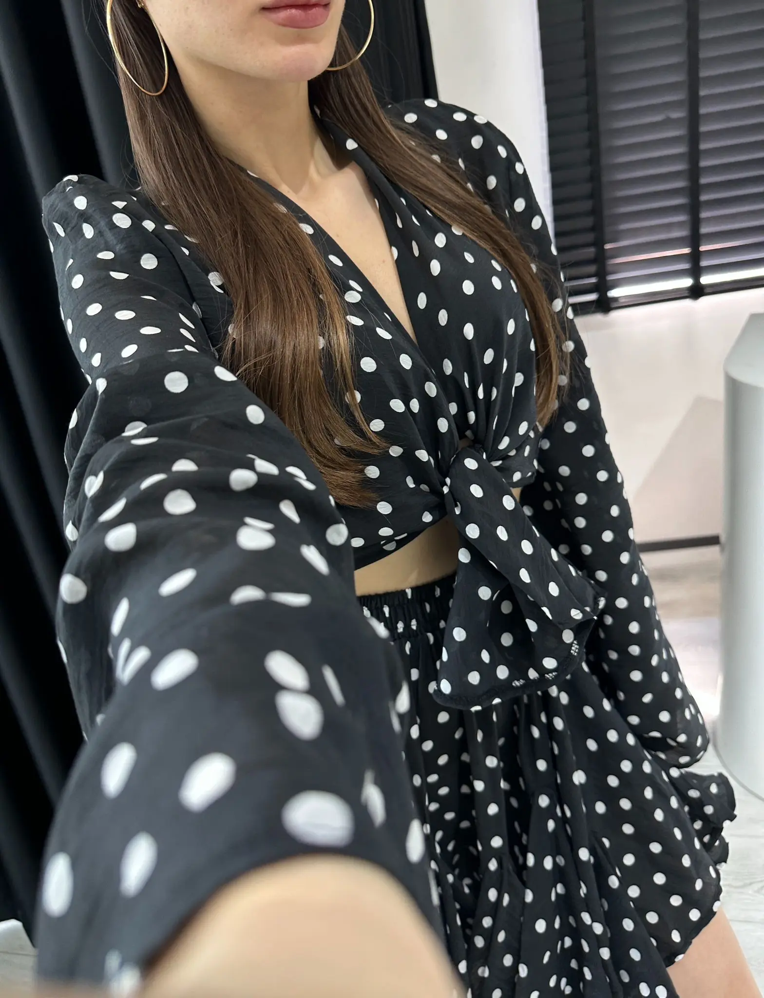 PUANTİYELİ KİMONO ETEK TAKIM