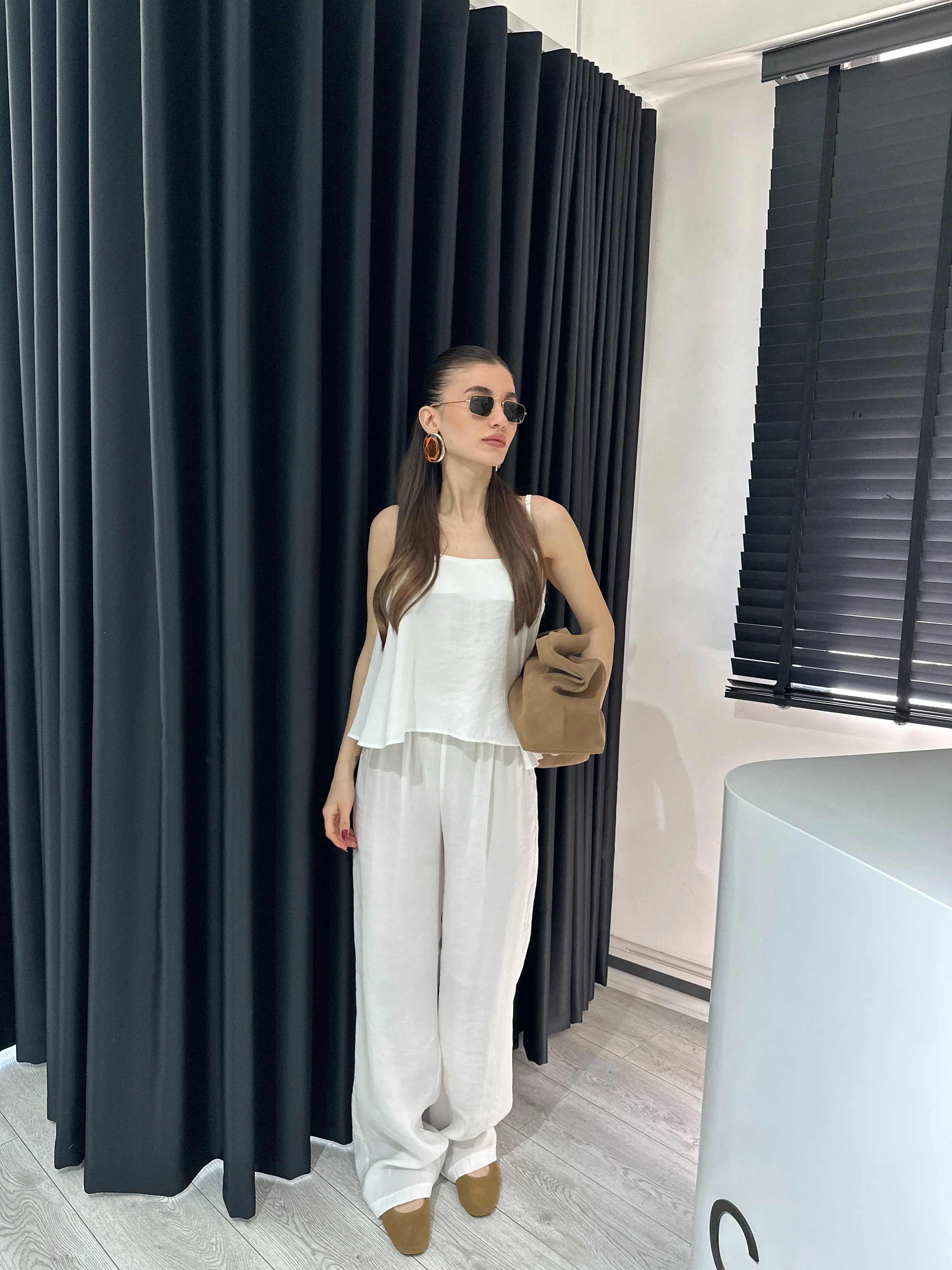 ASKILI BLUZ PANTOLON TENSEL TAKIM