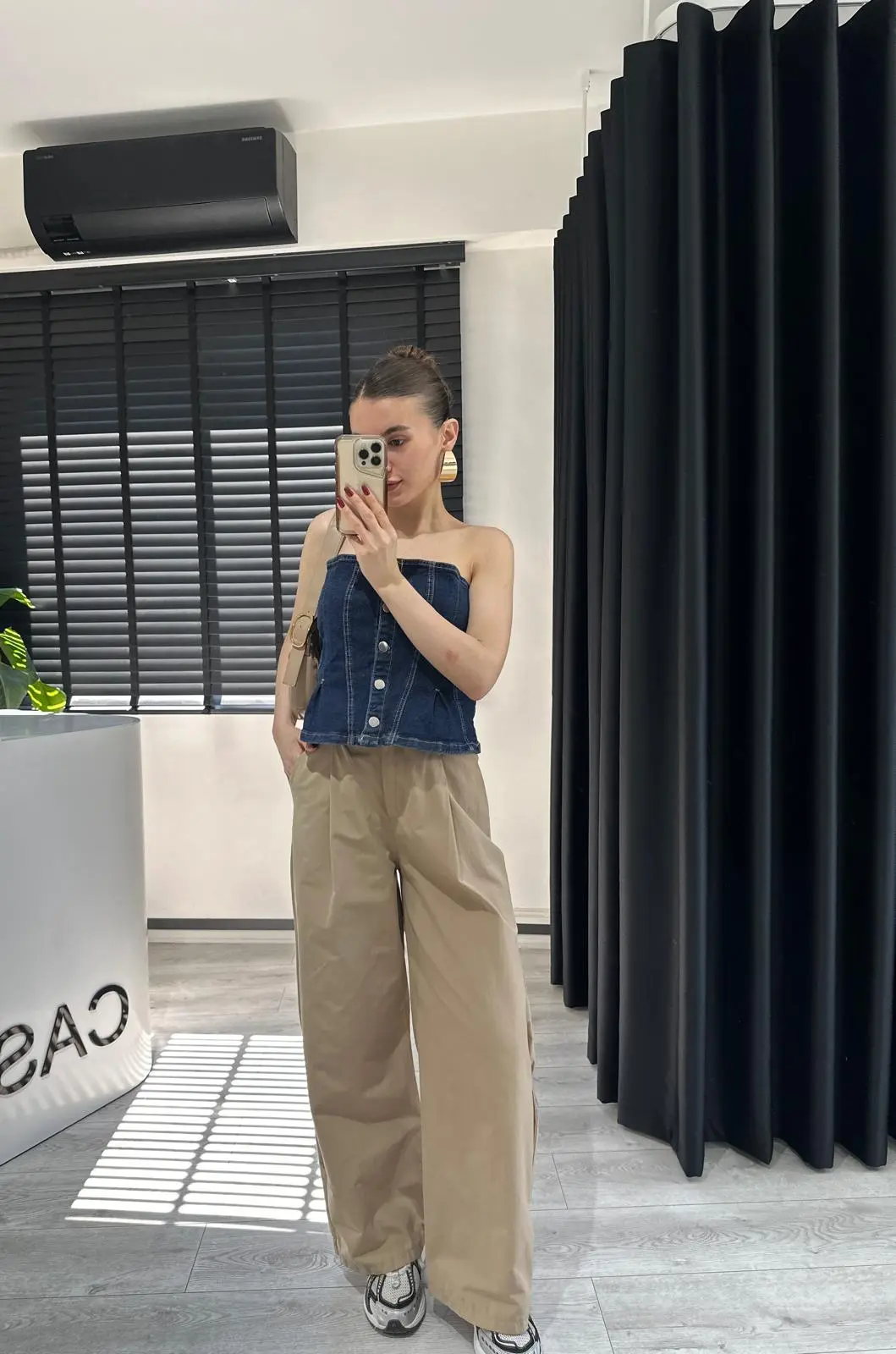ÇITÇIT DETAY CAMEL PANTOLON