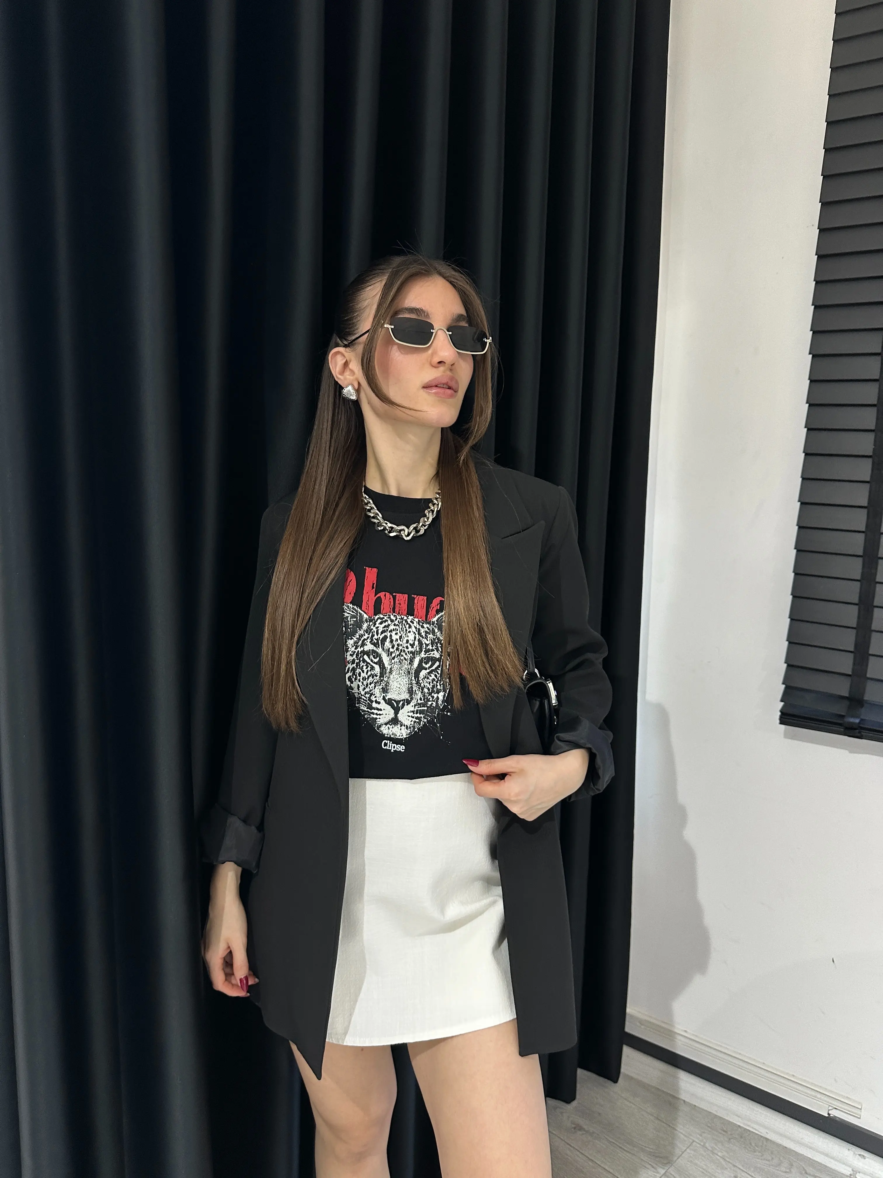 SİYAH PHUDE BASKI T-SHİRT