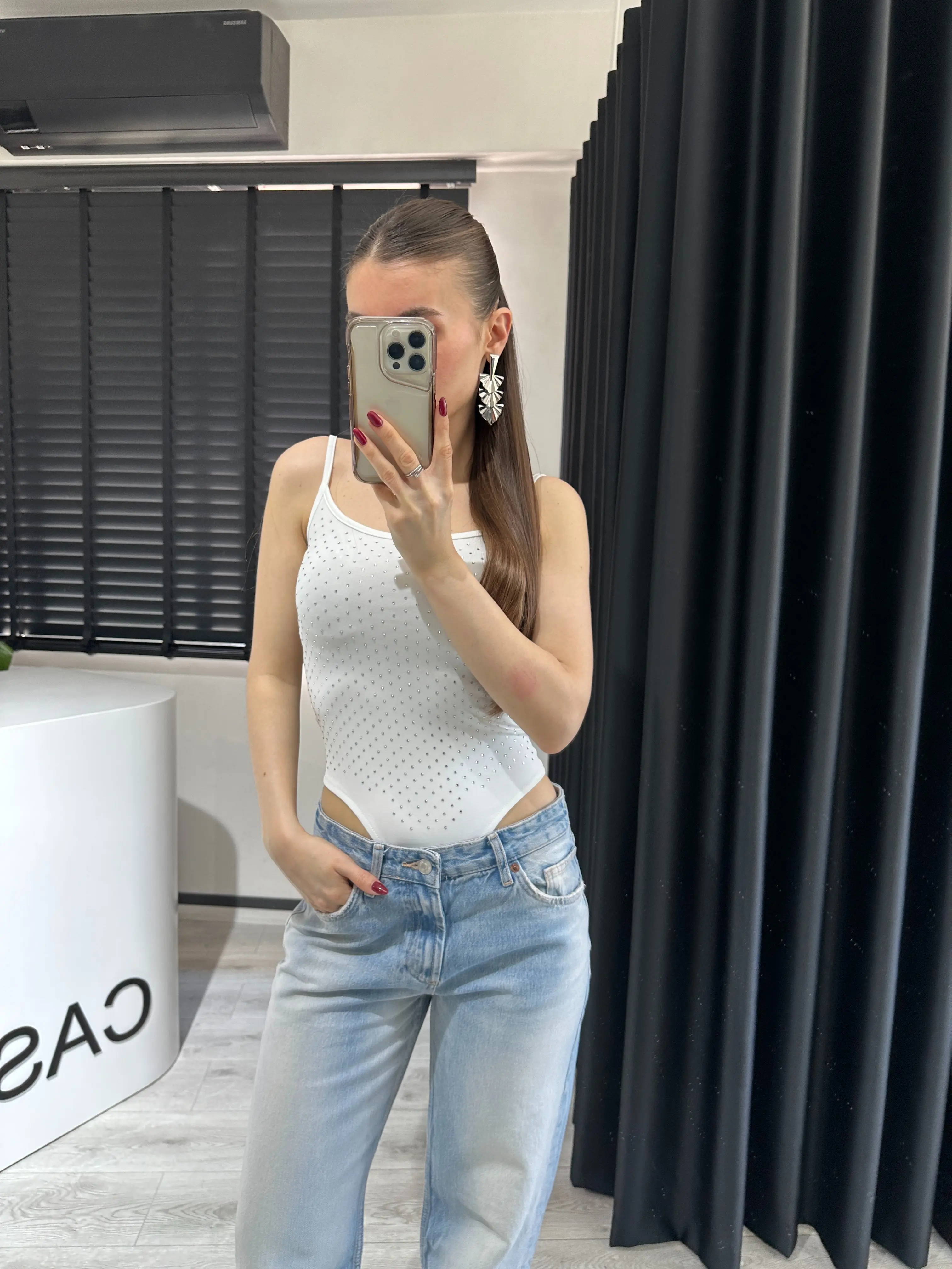 TAŞLI ÇITÇITLI BODYSUİT
