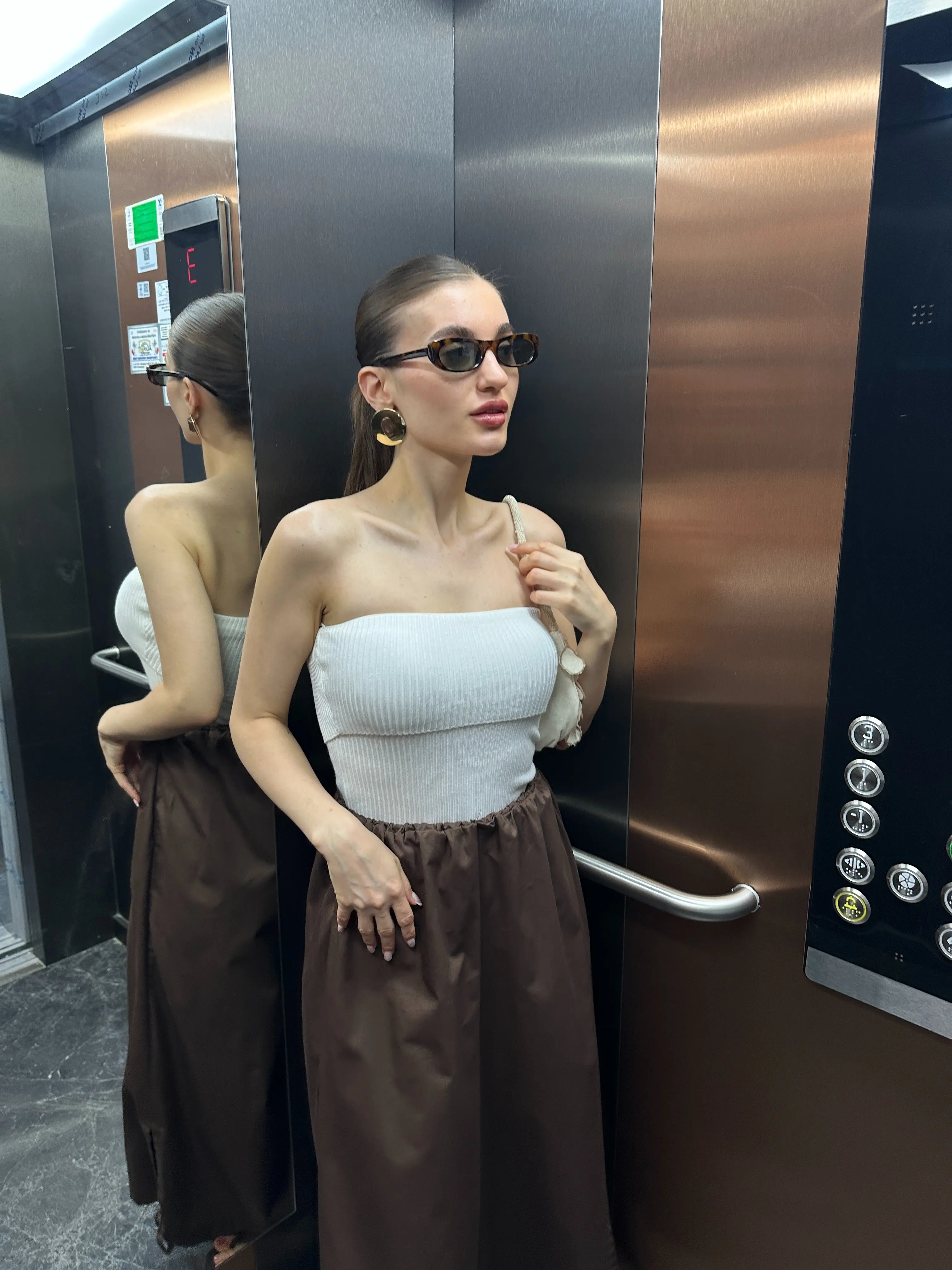 BEYAZ STRAPLEZ FİTİLLİ CROP