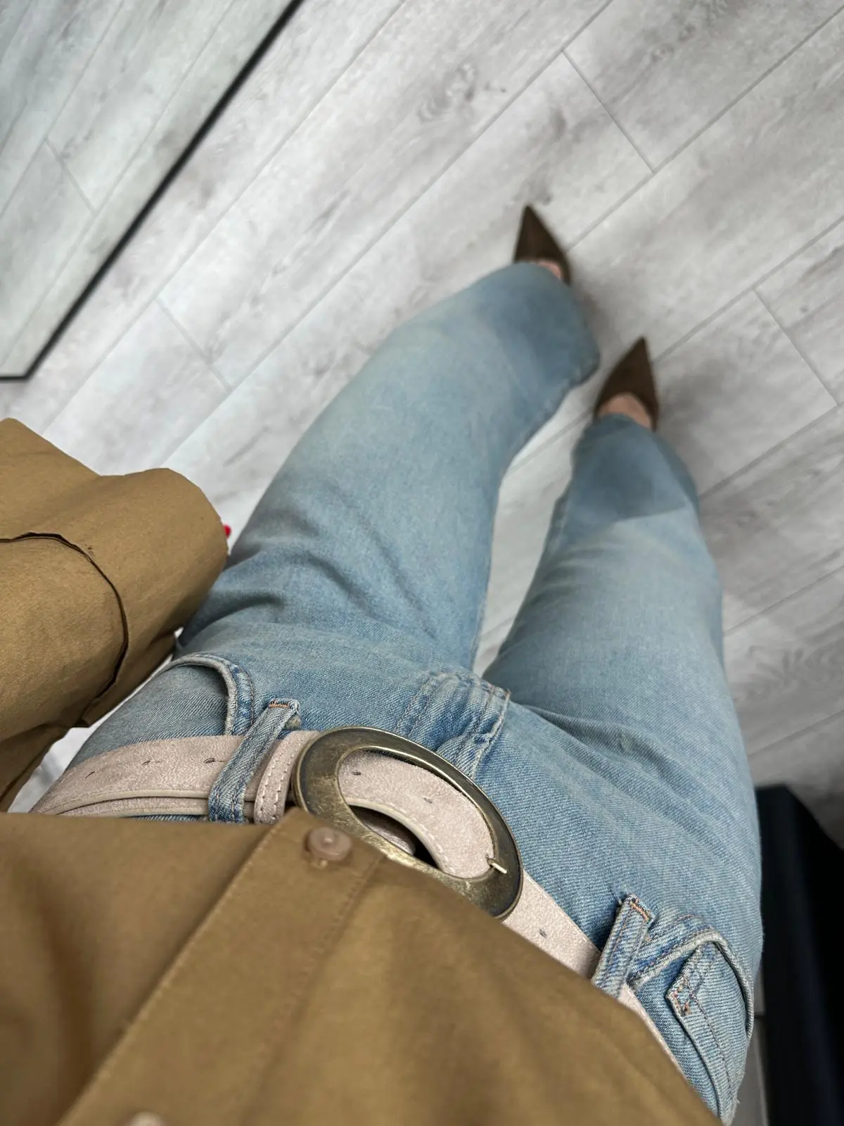 Wide Leg Yıkamalı Jean 