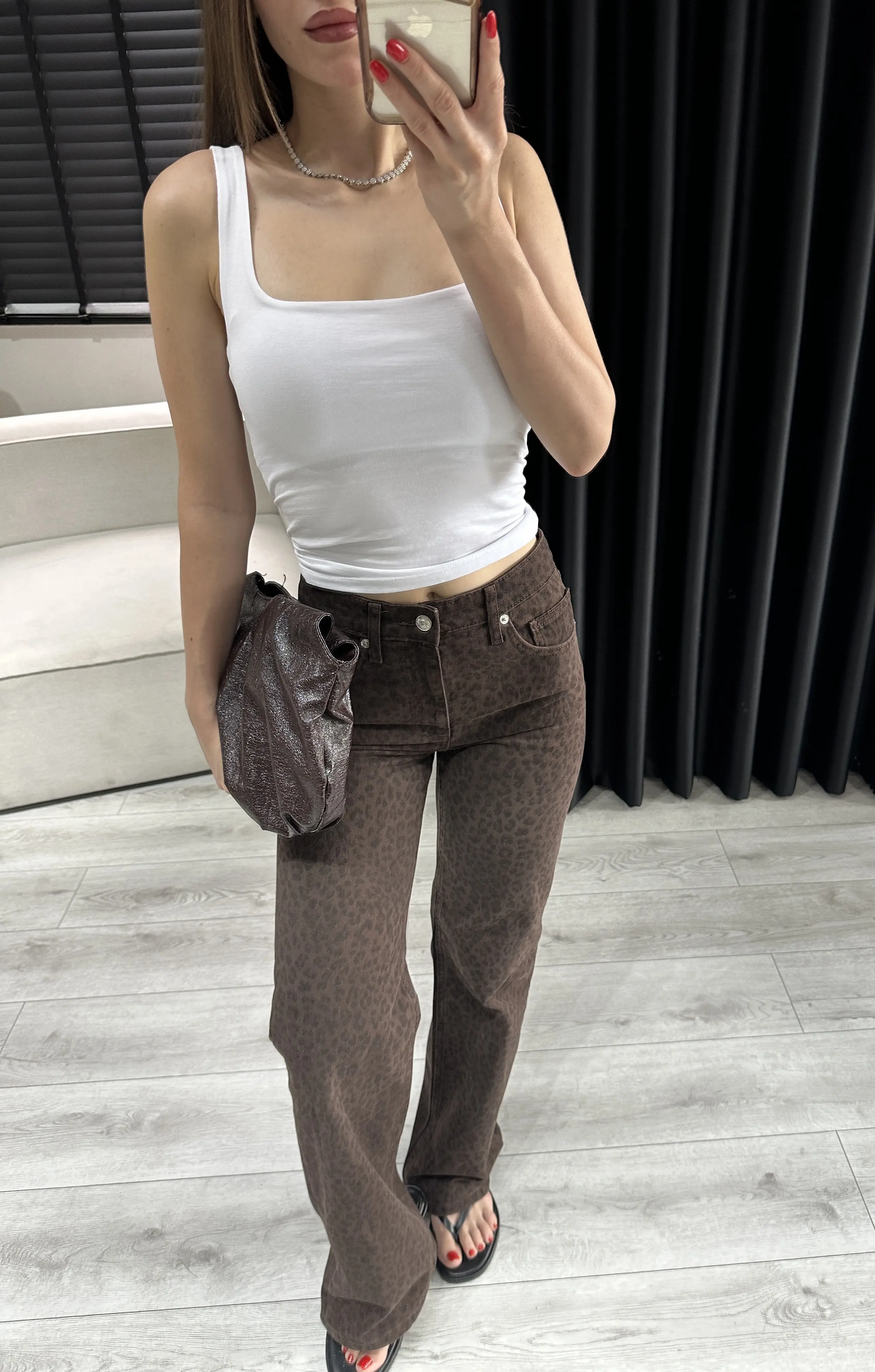 Kahverengi Leopar Jean