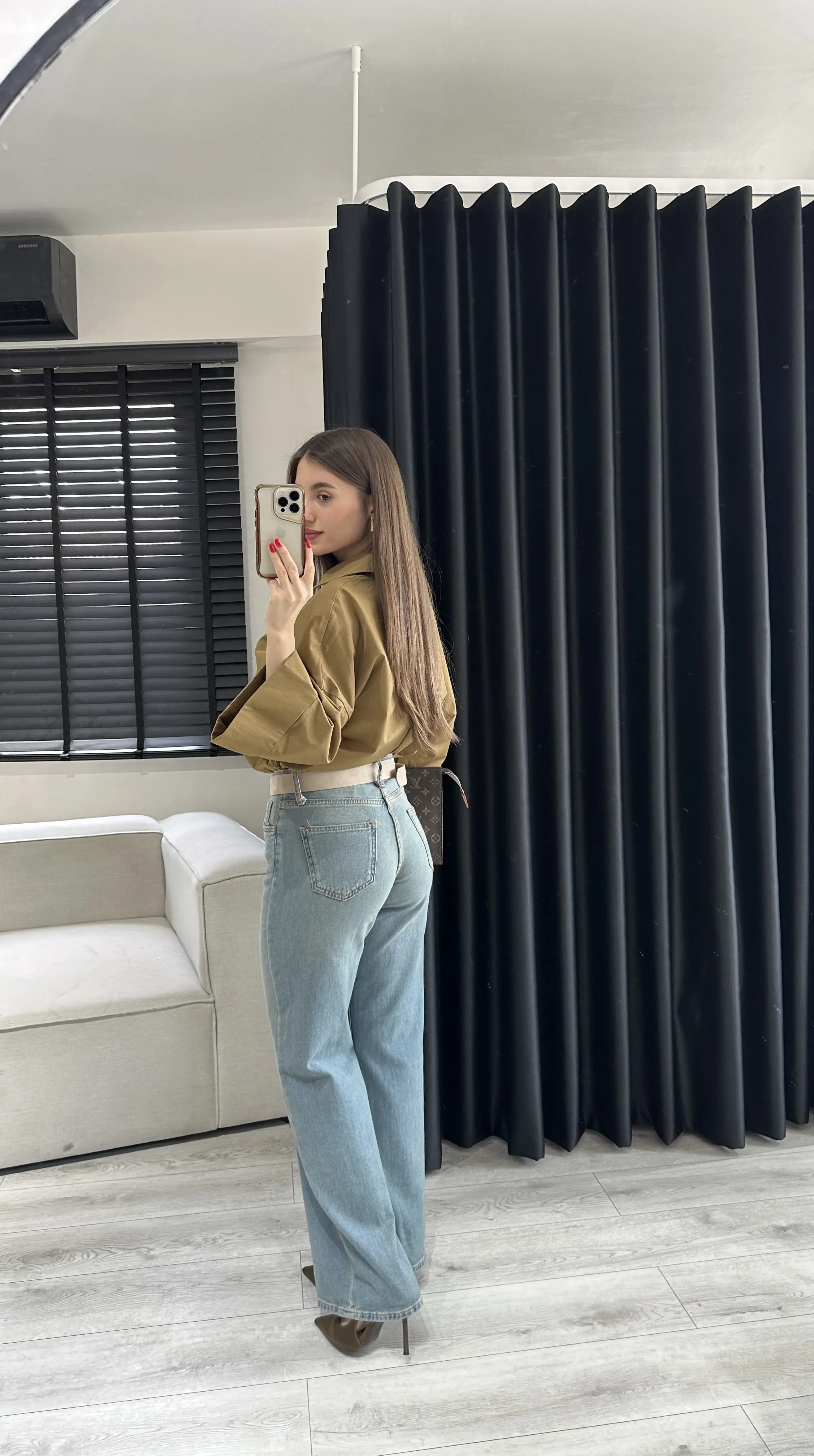 Wide Leg Yıkamalı Jean 