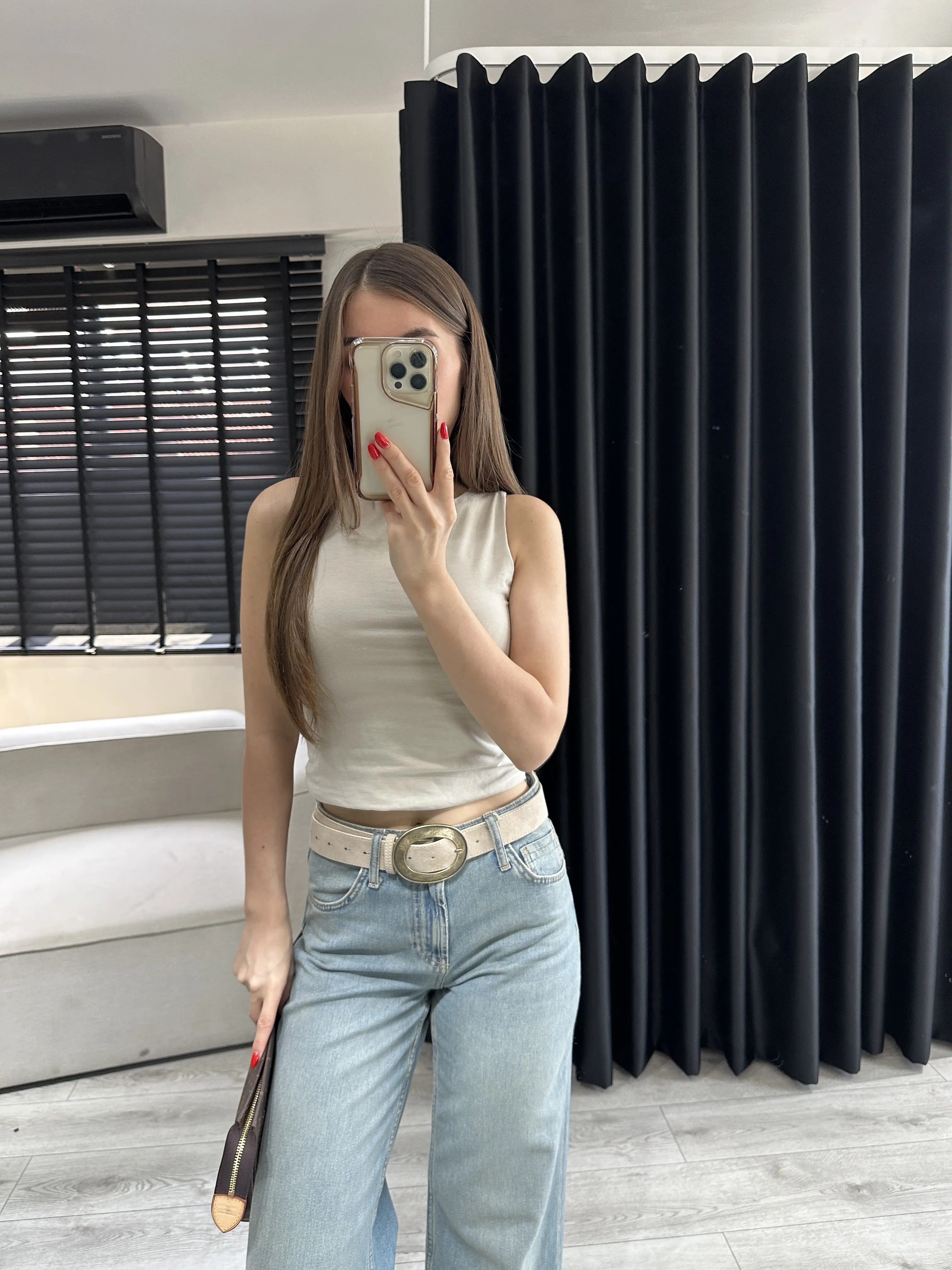 Kolsuz Bej Crop Top